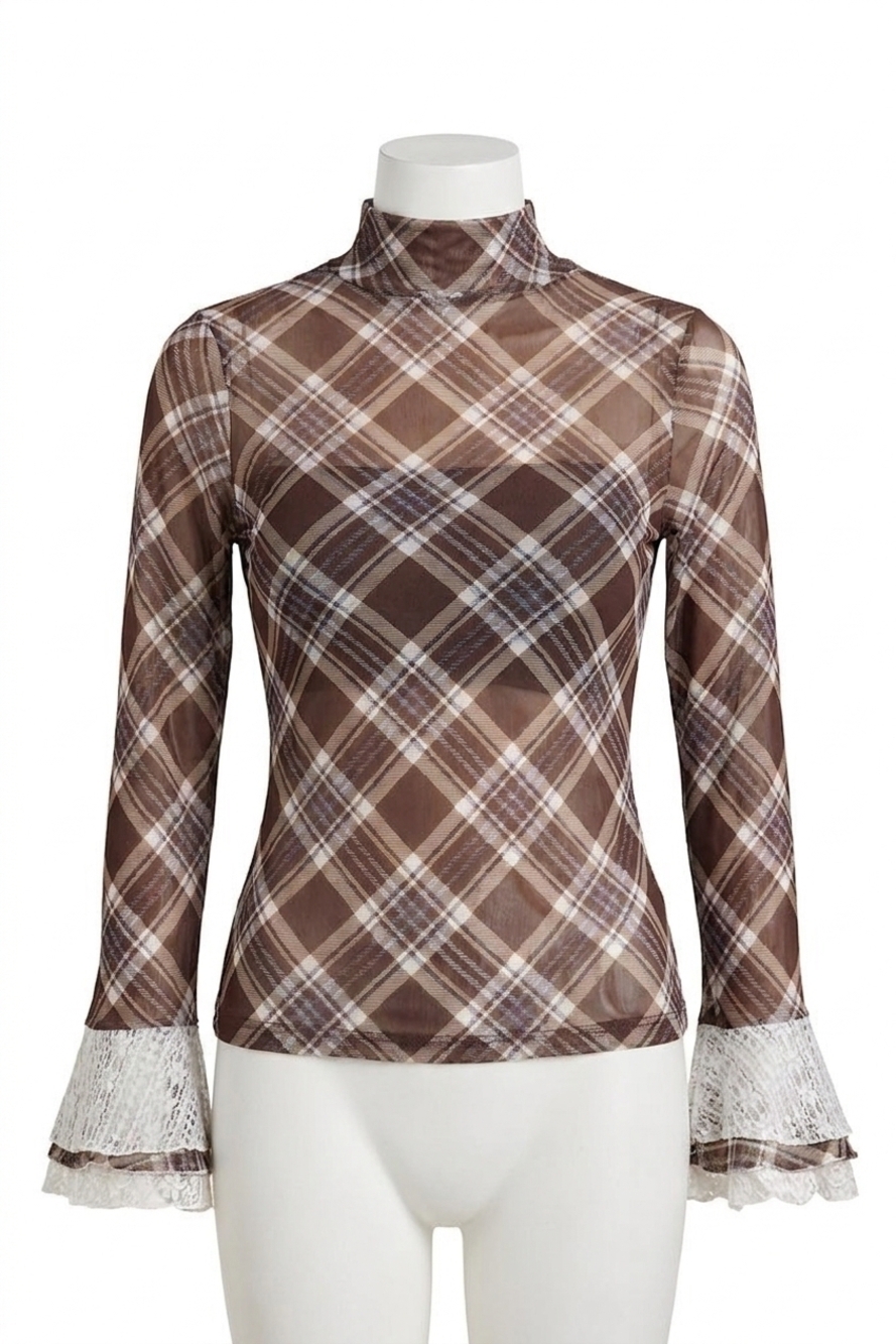 NEW ANNIEWEAR the chesney top in chocolate